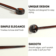 thumbnail image 5 of Parcelona French Baton Hair Sticks, Tortoise Shell Chignon Pin for Buns (Set of 2), 5 of 8