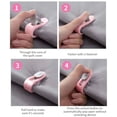 thumbnail image 4 of Mistaha Bed Sheet Fasteners Set - No-Needle Anti-Slip Clips for Bed Sheets and Quilt Covers, Secure Sheet Grippers for All Bed Sizes, Lightweight and Durable - Green, 4 of 6