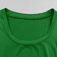 thumbnail image 7 of Kbndieu Womens Summer Short Sleeve Basic Tee Tops Square U Neck Fashion Slim Fitted Shirts Casual Soild Color T Shirts (Green, M), 7 of 7