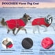 thumbnail image 3 of Abrigo de invierno para perros Dogcheer Christmas impermeable para perros, color rojo, 3 of 6