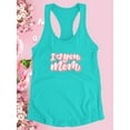 thumbnail image 3 of I Love You Mom Bold White Racerback Tank Women -Image by Shutterstock, Female Large, 3 of 4