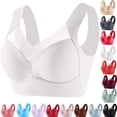 thumbnail image 5 of Sports Bras for Women Sports Plus Size Underwear Bra Everyday Underwear White M-6XL, 5 of 5