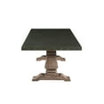 thumbnail image 3 of Mapleton Rustic Amber Dining Table, 3 of 7