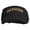 Black, variant on Officer Embroidered Cotton Twill Sun Visor - White OSFM