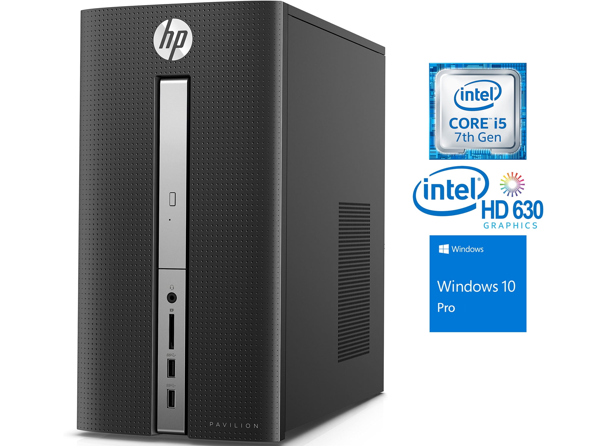 HP/Pavilion Desktop PC 570-p0xx/Win11/Intel Core i7 7700/SSD256GB/メモリ8GB/デスクトップPC ⑤ HP Pavilion 570 Desktop PC, Intel Quad-Core i5-7400 Upto 3.5GHz