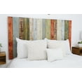 thumbnail image 2 of Retro Mix Headboard Queen Size Stain, Hanger Style, Handcrafted. Mounts on Wall. Easy Installation., 2 of 10