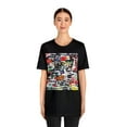 thumbnail image 3 of Retro 80s Mixtape Collage Short Sleeve T-Shirt - Vintage Music Lover, 3 of 4