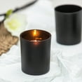 Goldarea 15 Packs 7oz Black Glass Candle Jars ,Making Candle containers with Lids, Making Tool