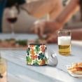 thumbnail image 5 of Yayeee Ashtray with Lid for Cigarette Smokeless Stainless Steel Home Ash Holder, White Clover Pattern, 5 of 7