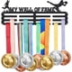 thumbnail image 1 of Exhibidor de medallas de fútbol para mi muro de la fama. Soporte para medallas deportivas de fútbol., 1 of 7