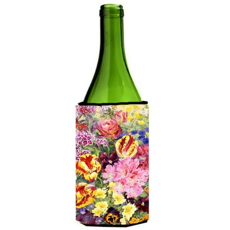 

Summer Floral by Anne Searle Wine Bottle Can cooler Hugger