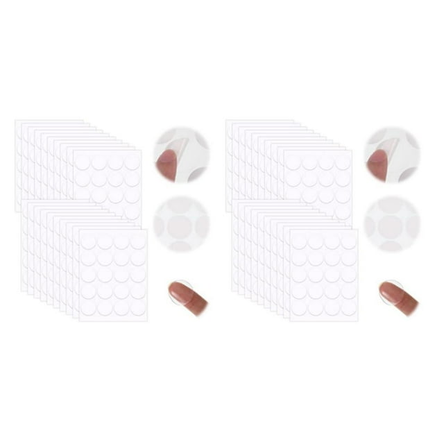 ZLight 200piece Dots Stickers Easy To Apply Sticky Dots Tape With No Messy Residue Clear And Invisible 2Set