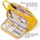 thumbnail image 3 of ZHAOCHENG Estuche de lona de gran capacidad para lápices, bolsa de almacenamiento grande, estuche para rotuladores, bolsa de papelería sencilla, organizador para la escuela, la universidad y la oficin, 3 of 5