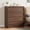 Walnut, variant on 3 Drawer Dresser for Bedroom, Nightstand 3 Chest of Drawers, 39in Tall Modern Bedside End Table for Living Room, Nursery, Entryway
