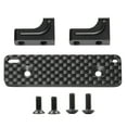 thumbnail image 2 of 1Set Aluminum Alloy Servo Mount Carbon Fiber Skid Plate Set for Axial Wraith 90048 RR10 1/10 RC Car Parts, 2 of 6