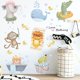 thumbnail image 4 of Vinilos Decorativos Animales Bañando Cocodrilo Delfín Elefante Pared, 4 of 5