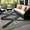 BLACK, variant on World Rug Gallery Contemporary Geometric Stripe Weather Resistant Reversible Indoor/Outdoor Area Rug - RUST 2'x7'
