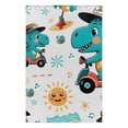 thumbnail image 4 of Dinosaur Driver Sun Black Out Curtains 72 Inch Length Curtains for Sliding Glass Doors Bedroom Living Room 2 Pack, 4 of 6