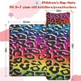 thumbnail image 5 of Colorful and Black Of Leopard Print Toddler Nap Mats for Kids Preschool,Sleeping Mat Bag or Kids,Toddler Sleeping Bag,Toddler Nap Mat or Daycare, 5 of 6