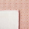 thumbnail image 5 of SAFAVIEH Hampton Ali Diamond Indoor/Outdoor Area Rug, Terracotta/Ivory, 5'1" x 7'6", 5 of 9