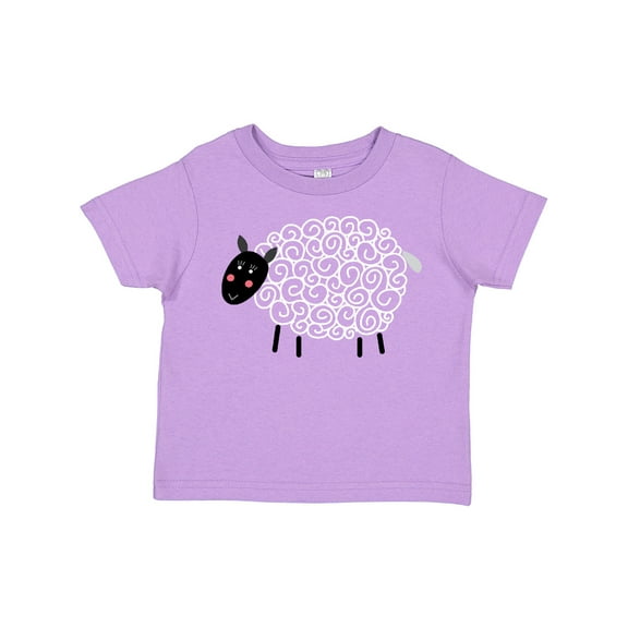Inktastic Sheep Curly Wool Lamb Cute Boys or Girls Toddler T-Shirt