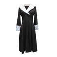 thumbnail image 4 of Ramiter Winter Dresses for Women 2024 Christmas Women's Casual Dresses Casual Hoodies Long Sleeve Drawstring Pullover Top Dress Dresses 2024 Black,L, 4 of 5