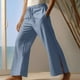 thumbnail image 1 of Pantalones largos para hombre, lisos, informales, a la moda, con bolsillos y cintura elástica, pantalones largos para hombre, 1 of 6