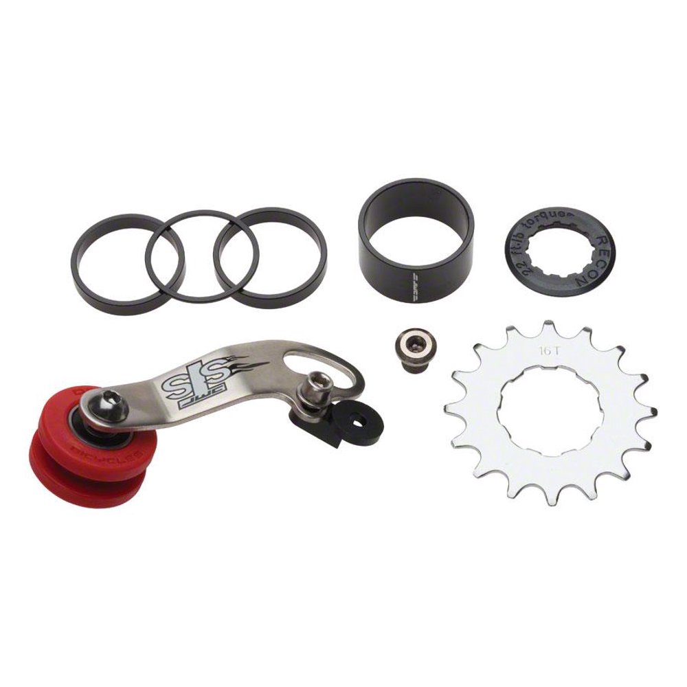 DMR STS Chain Tensioner and Cassette Spacer Combo Kit Stainless Steel