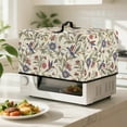 thumbnail image 4 of FOR U DESIGNS Hummingbird Flower Print Microwave Oven Dust Cover Portable Microwave Oven Folding Covers Stain Resistant Toaster Oven Case Protector with Top Handle-S, 4 of 8