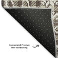 thumbnail image 5 of Addison Rugs Mayfield Premium Machine Washable Transitional Holiday Brown Rectangle Rug, 3' x 5', 5 of 7