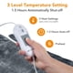 thumbnail image 3 of Calefacción Eléctrica Manta De Calor Eléctrica Lavable A Máquina Almohadilla De Calor Con Apagado Automático Y Protección Contra Sobrecalentamiento Para Espalda Hombros Cuello 3 Niveles Serendint HA043714-02, 3 of 6