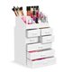 thumbnail image 1 of Sorbus Organizador de Maquillaje Acrílico - Porta Brochas y Cajones para Tocador y Baño - Vitrinas con 3 Cajones Grandes, 4 Pequeños y 1 Bandeja para Brochas, 1 of 7