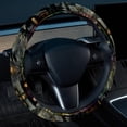 thumbnail image 2 of Christmas 14.5 Inch Printing PVC Leather Car Wheel Covers Steering Wheel Cover Auto Accessories, 2 of 6