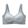 thumbnail image 2 of Ayfxijin Everyday Bras,Women Fashion Seamless Contrast Sponge Underwear Soft Support Breathable Fixed Cup Bra, 2 of 5