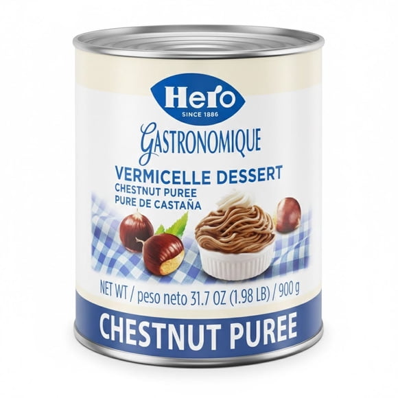 Hero Purée de Châtaigne 31,7 Oz - Purée Culinaire Professionnelle