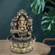thumbnail image 5 of Estatua hindú hecha a mano, fuente de agua de mesa, humidificador de aire Led, regalo de oficina compacto, 5 of 8