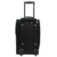 thumbnail image 6 of Dejuno 20" Straight-Top Travel Duffle Bag, Black, 6 of 6
