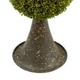 thumbnail image 6 of A&B Home Boxwood Ball Topiary with Metal Finial Stand Double Sphere 26 Inch Tall Indoor Outdoor House Decoration, 6 of 6