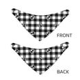 thumbnail image 6 of Goofa Anchor Black Tartan Plaid Pattern Pet Scarf Bandana - Adjustable and Comfortable,Dog Scarf Bib Kerchief Breedfor Dogs and Cats-, 6 of 8