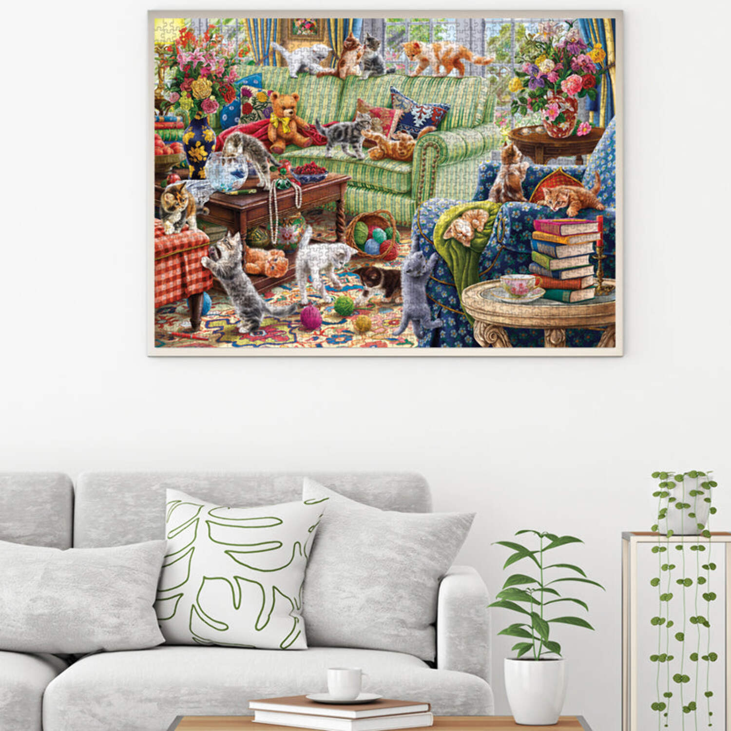 Anatolian Puzzle - Kittens in The Living Room, 1500 Piece Puzzle, 4575
