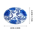 thumbnail image 3 of Handcrafted Blue & White Ceramic Easter Eggs - Unique Handmade Ceramic Holiday Decor, Home & Office Accents, Easter Decor, Ideal Gift for Easter & Special Occasions with Classic Design, 1pc, 3 of 7