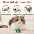 thumbnail image 4 of Cat Toys Chirping Birds, Interactive Cat Kicker, Lifelike Birdie Tweets, Indoor Kitty Kitten Exercise Toys, 4 of 6