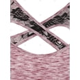 thumbnail image 3 of Tank Top de Algodon de Talla Extra con Encaje de Yugo Rosegal  Camisetas sin mangas de talla grande, 3 of 5