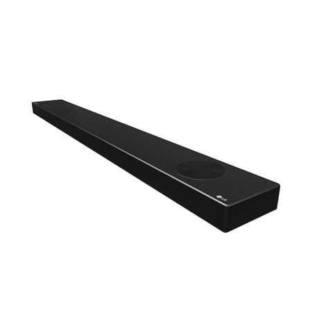 LG - 5.1.2 Channel Soundbar with Wireless Subwoofer, Dolby Atmos & DTS:X - Black