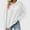 #0047-White, variant on Ailaofu Womens Oversized Denim Shirt Jacket Button Down Long Sleeve Fall Casual Jean Shackets