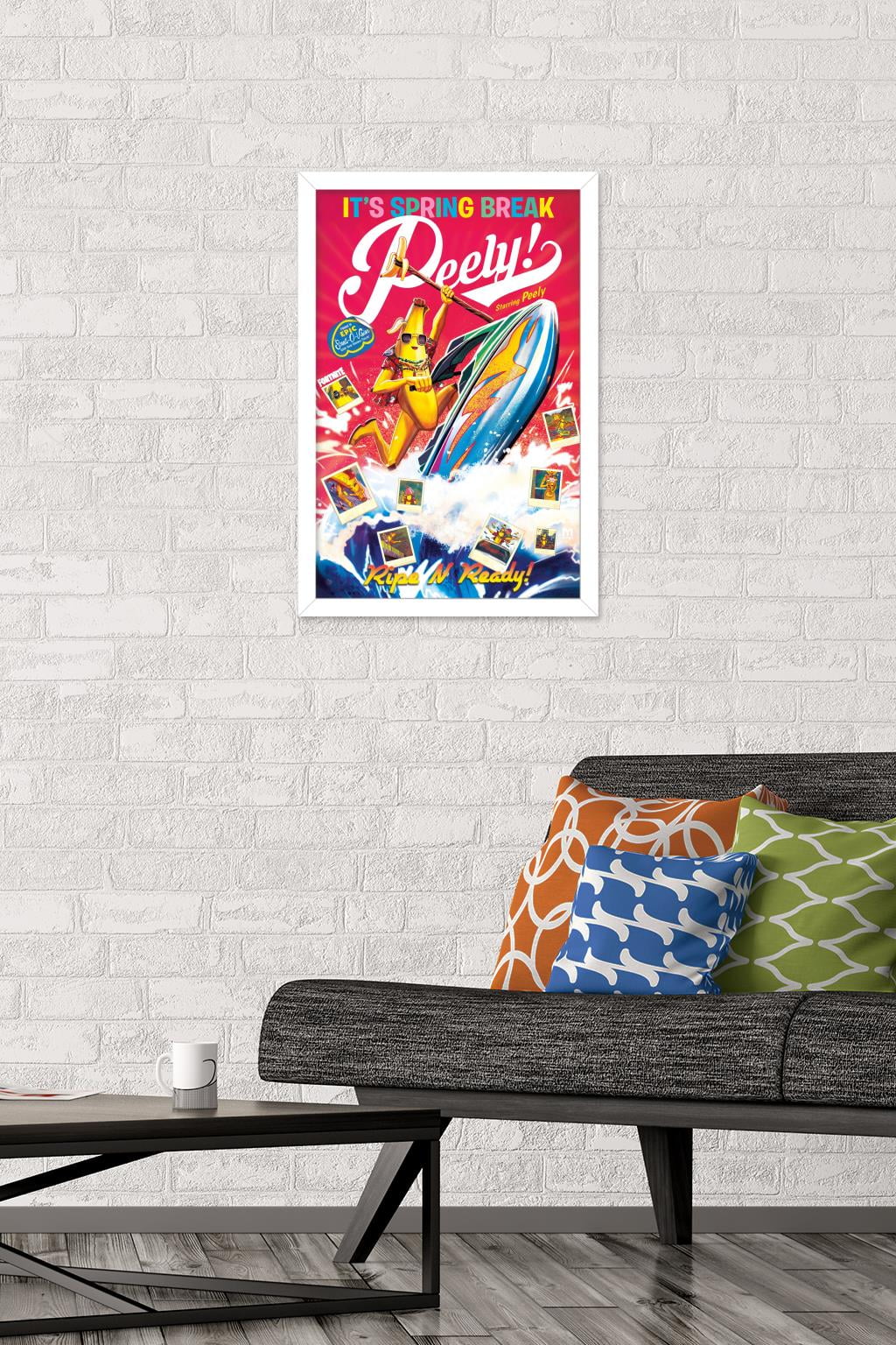 Fortnite - Marco D'Alfonso Spring Break Peely Wall Poster, 22.375