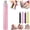 pink, variant on 5 Petal Flower Nail Dotting Pen, Dotting Tool for Nail Art,One Stroke Flower Design Tool,1.8mm Fine Tip Rhinestone Pickers,Handle Dotting Tool for DIY Nail Art for Beginner Enthusiast Girls