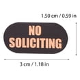 thumbnail image 2 of unbranded Pegatina No Solicitar En Material PVC Para Hogar Con Moderno Y, 2 of 6