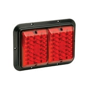 Angle View: Bargman 47-84-610 LED Surface Taillight - Red