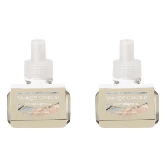 Yankee Candle ScentPlug Refill, Sage & Citrus 2 Pack